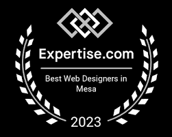 Expertise.com Best Web Designers in Mesa 2023 award badge