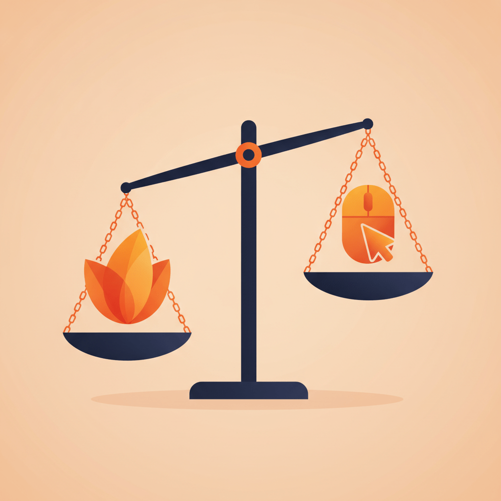 Illustration comparing Phoenix SEO vs Google Ads